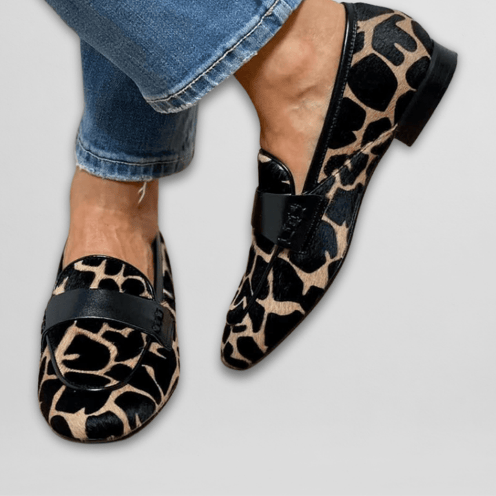 Liliana | Women’s Elegant Round Toe Heeled Loafers