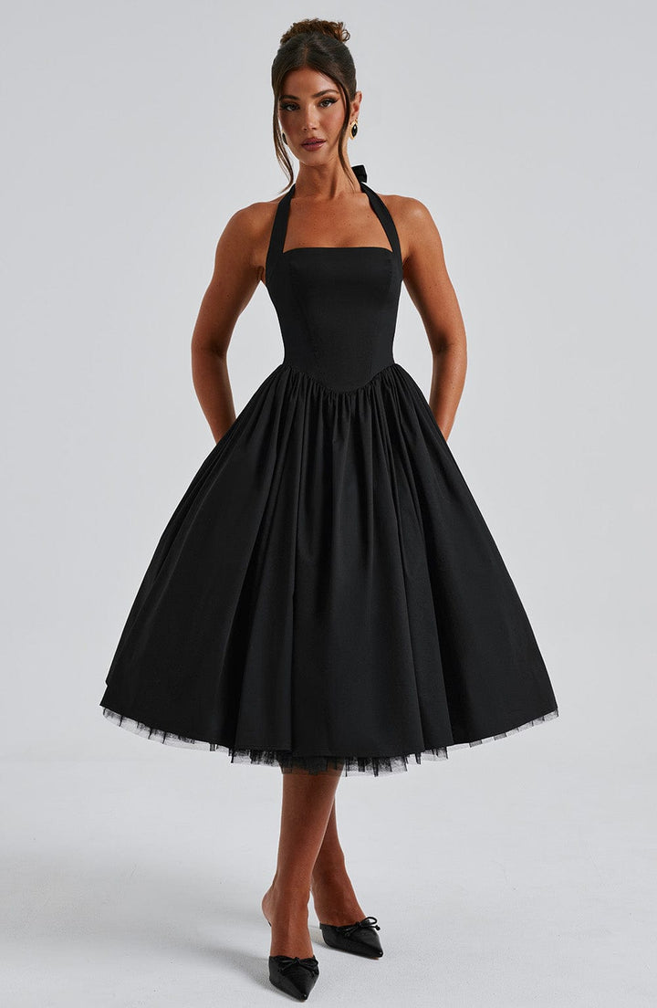 Sydney | Women's A-Line Midi Wedding Guest Dress