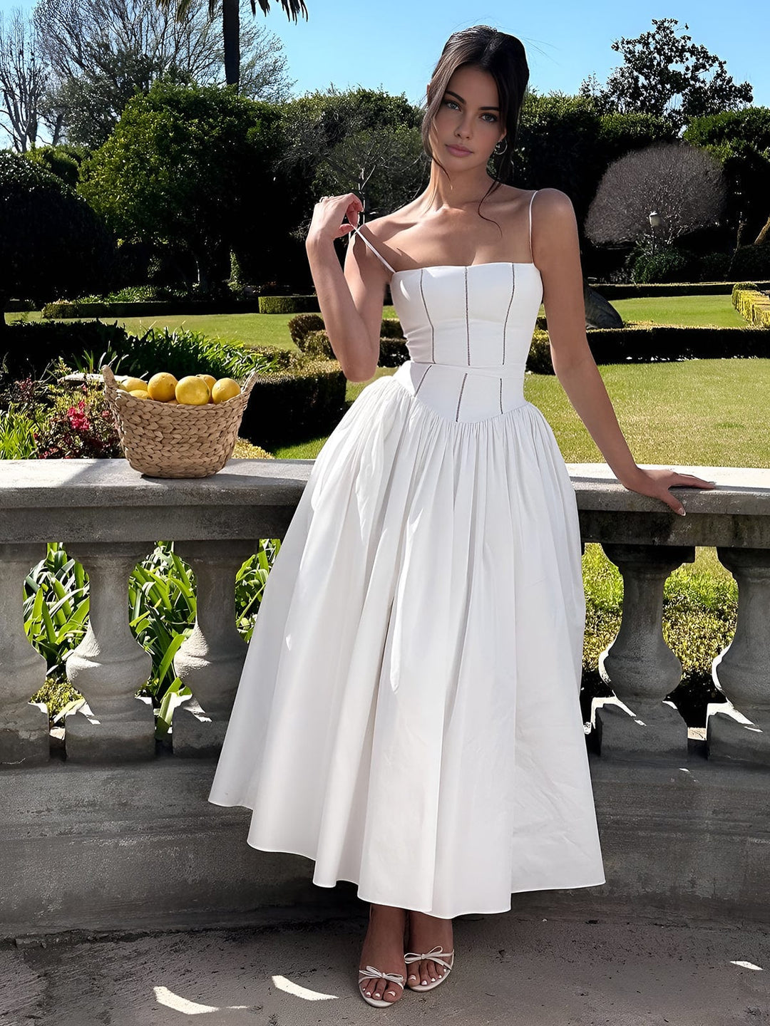 Morgan | Women’s Flared Wedding Guest Midi Dress