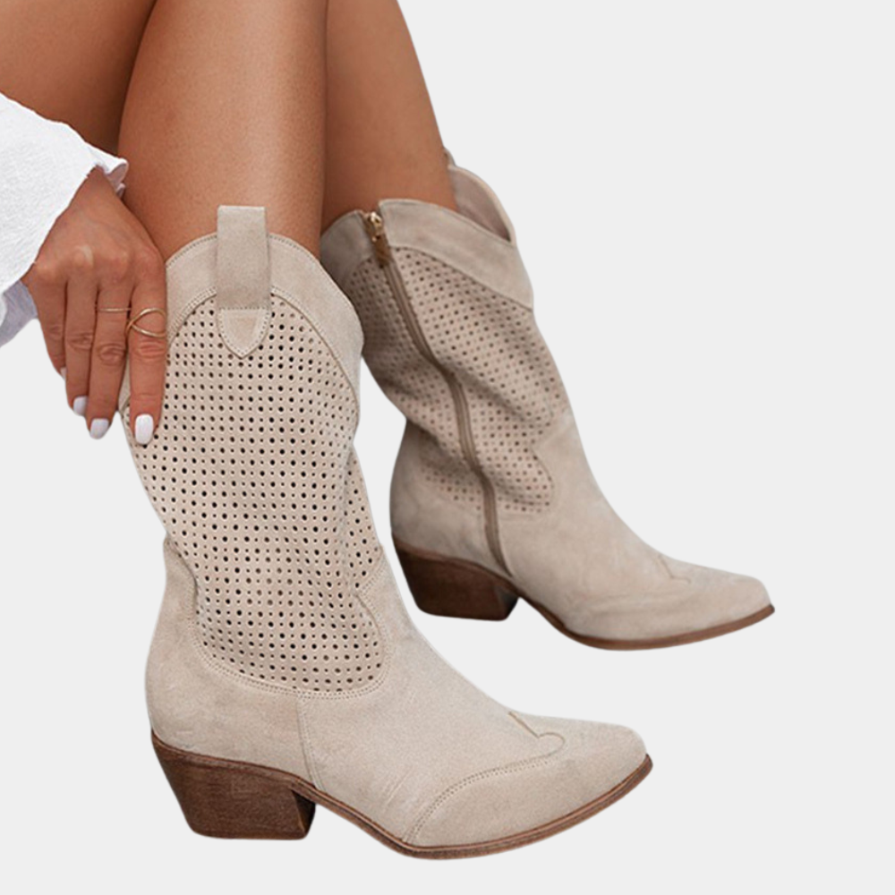 Colette | Women’s Perforated Orthopedic Cowboy Boots