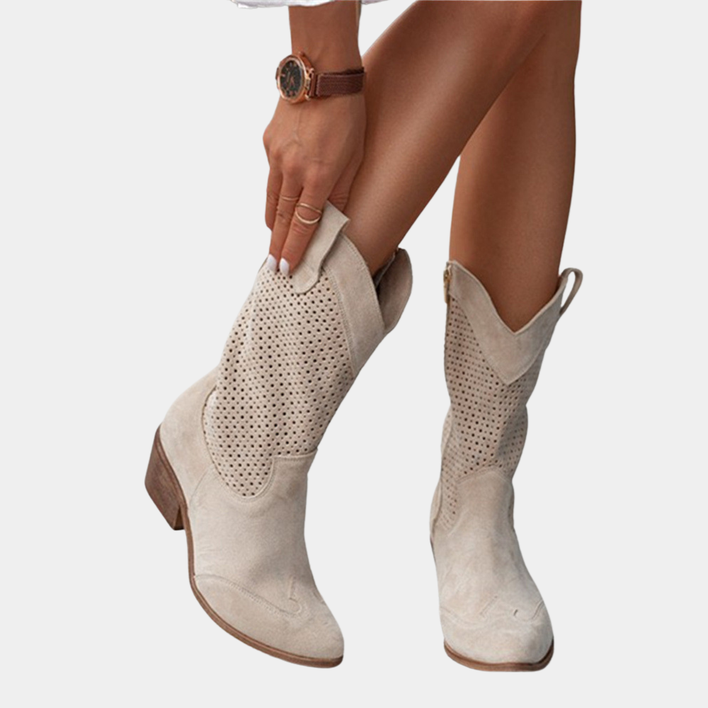 Colette | Women’s Perforated Orthopedic Cowboy Boots