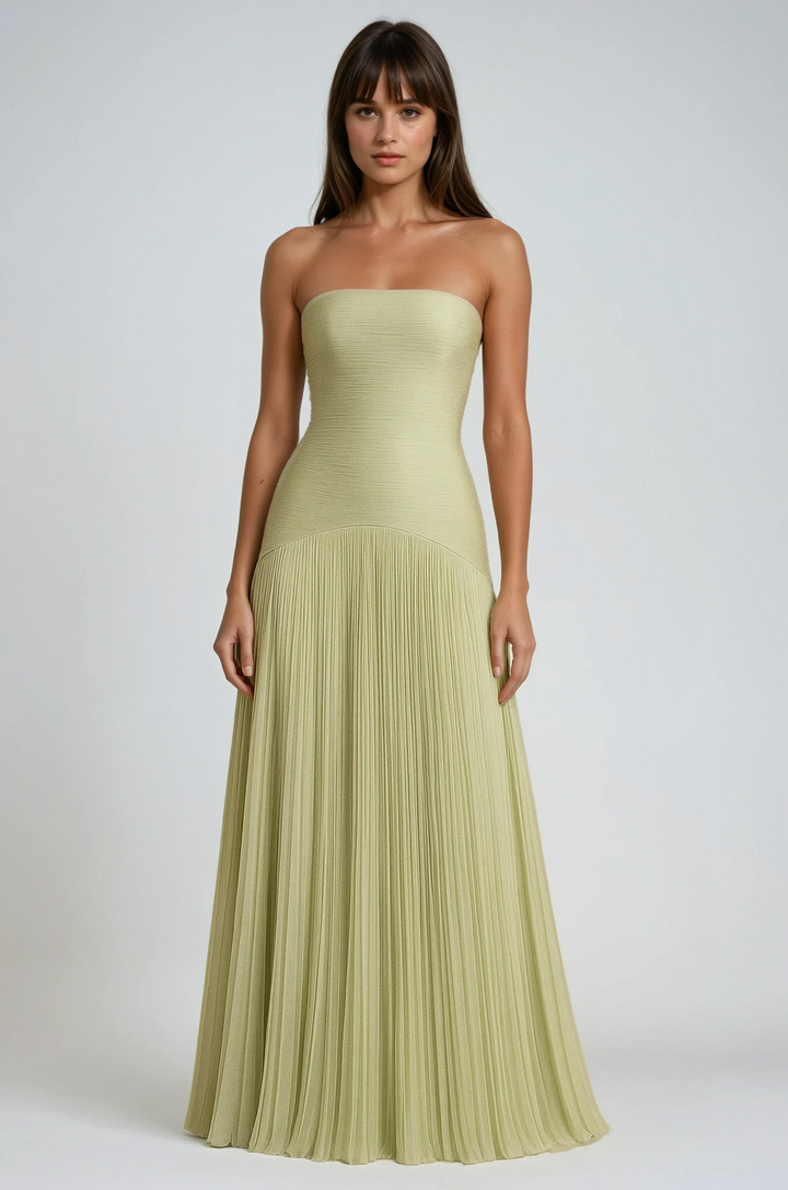 Jenna | Women’s Strapless Maxi Wedding Guest Dress