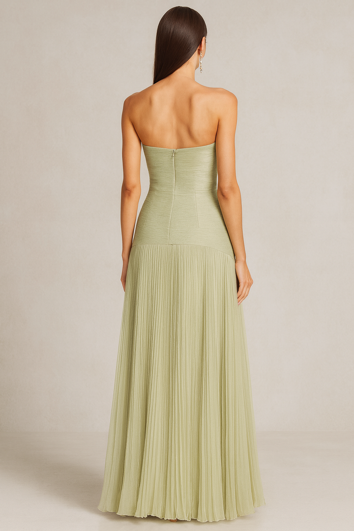 Jenna | Women’s Strapless Maxi Wedding Guest Dress
