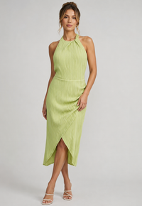 Nora | Women's Halter Neck Wedding Guest Maxi Dress