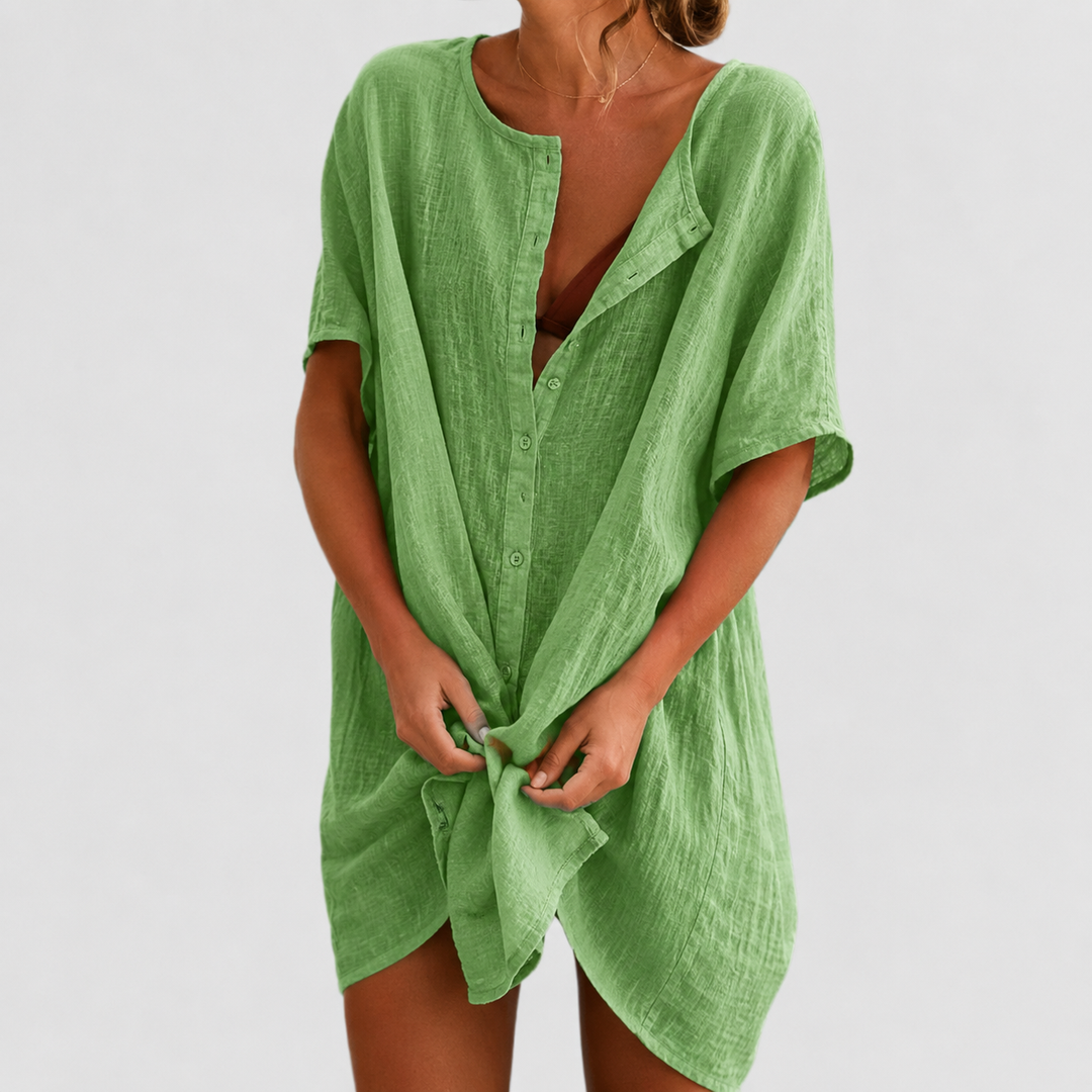 Norina | Women’s Summer Loose Tunic Midi Dress