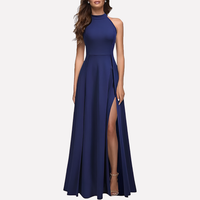 Heidi | Women's Formal Evening Maxi Dress With Side Slit