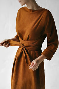 Lily | Women's Relaxed Fit Tie Waist Maxi Dress