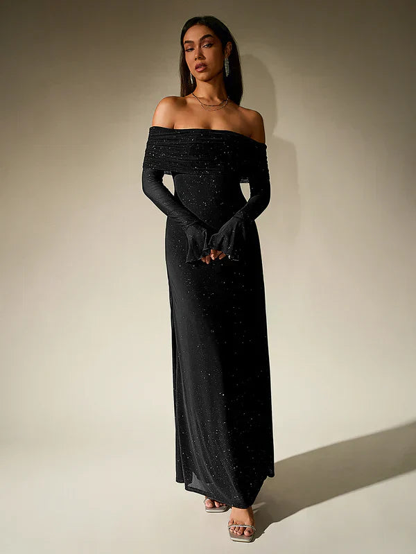 Zoya | Women’s Evening Off-Shoulder Maxi Dress