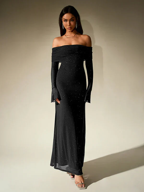 Zoya | Women’s Evening Off-Shoulder Maxi Dress