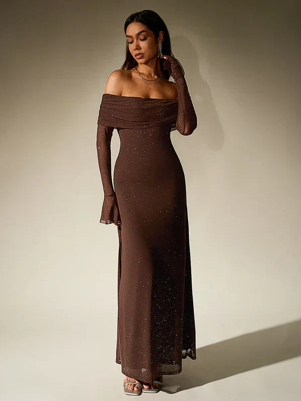 Zoya | Women’s Evening Off-Shoulder Maxi Dress