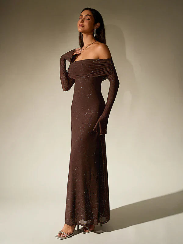 Zoya | Women’s Evening Off-Shoulder Maxi Dress