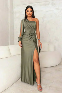Quinn | Women's Elegant One-Shoulder Wedding Guest Dress