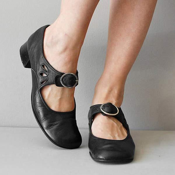 Cora | Women's Adjustable Buckle Strap Heel Sandals