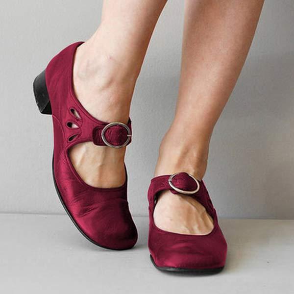 Cora | Women's Adjustable Buckle Strap Heel Sandals