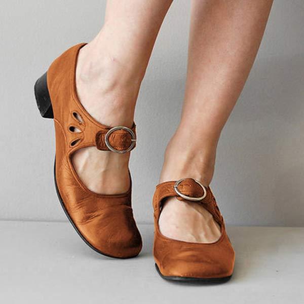 Cora | Women's Adjustable Buckle Strap Heel Sandals