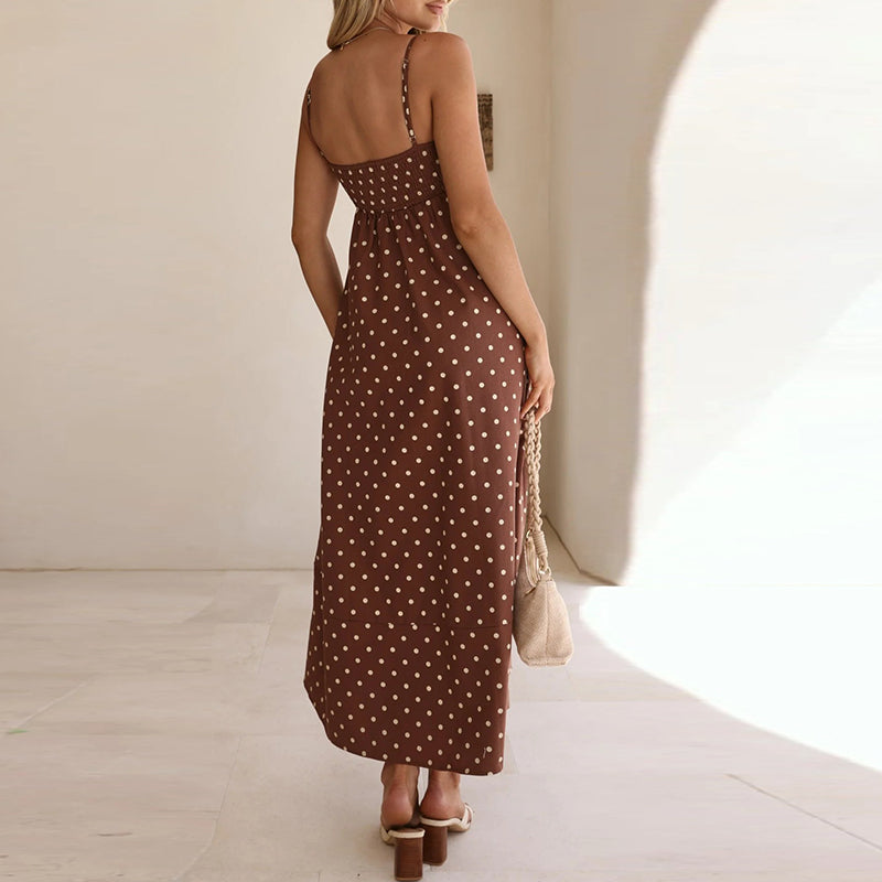 Claire | Women’s Summer Spaghetti Strap Muslin Dress