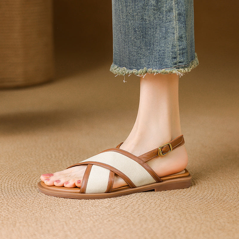 Elara | Women's Casual Orthopedic Leather Sandals