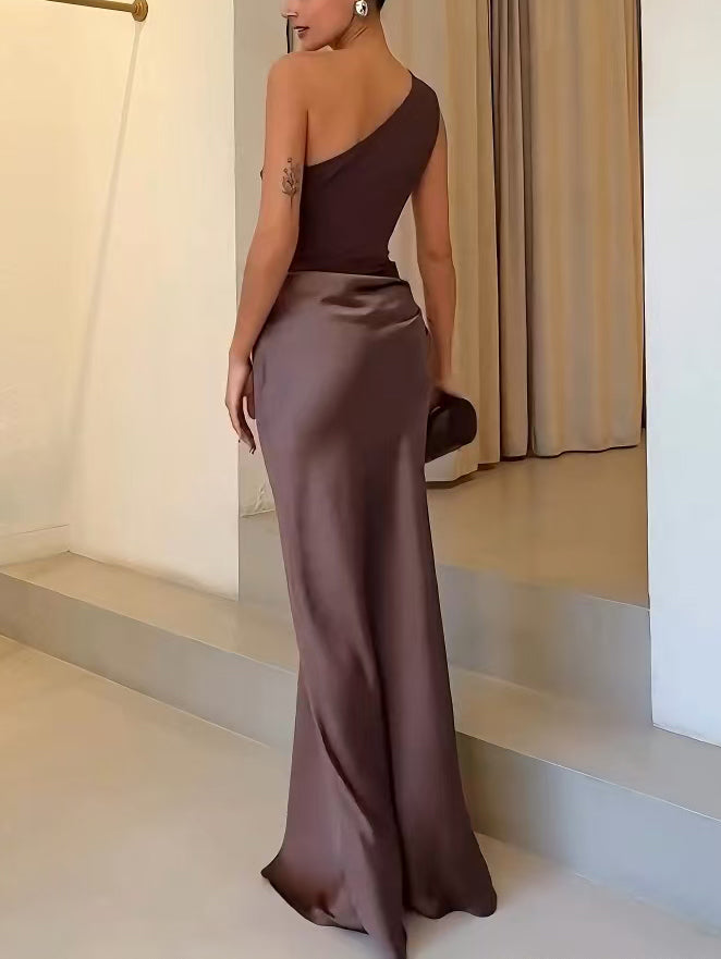 Jolie | Women’s One-Shoulder Maxi Dress
