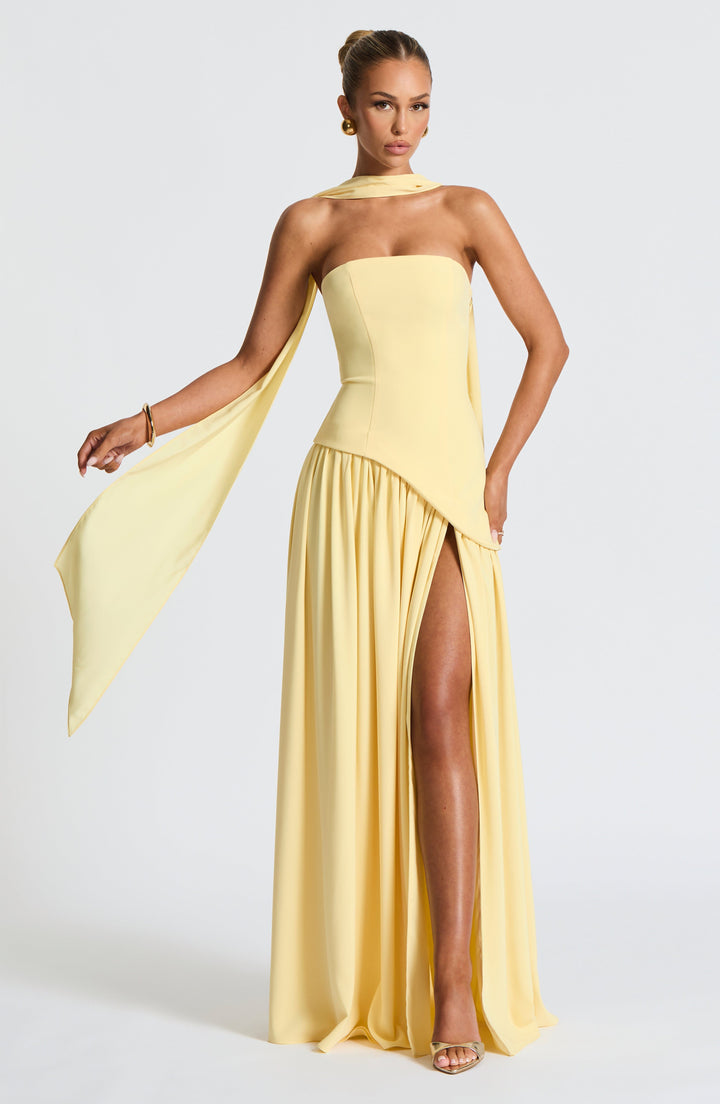 Brianna | Women’s High Slit Maxi Wedding Guest Dress