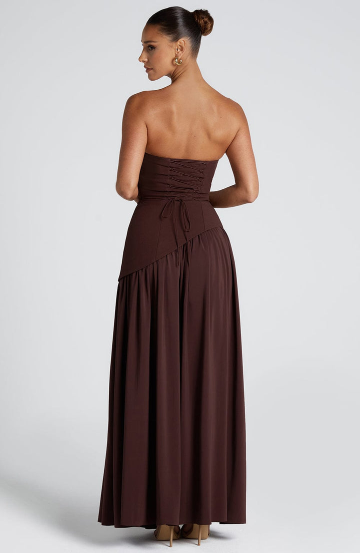 Brianna | Women’s High Slit Maxi Wedding Guest Dress