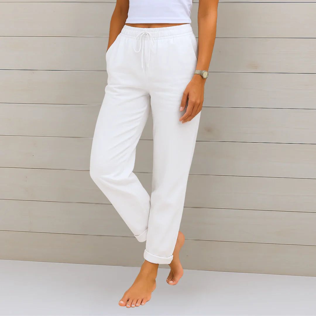 Adley | Women’s Casual Tapered Linen Pants