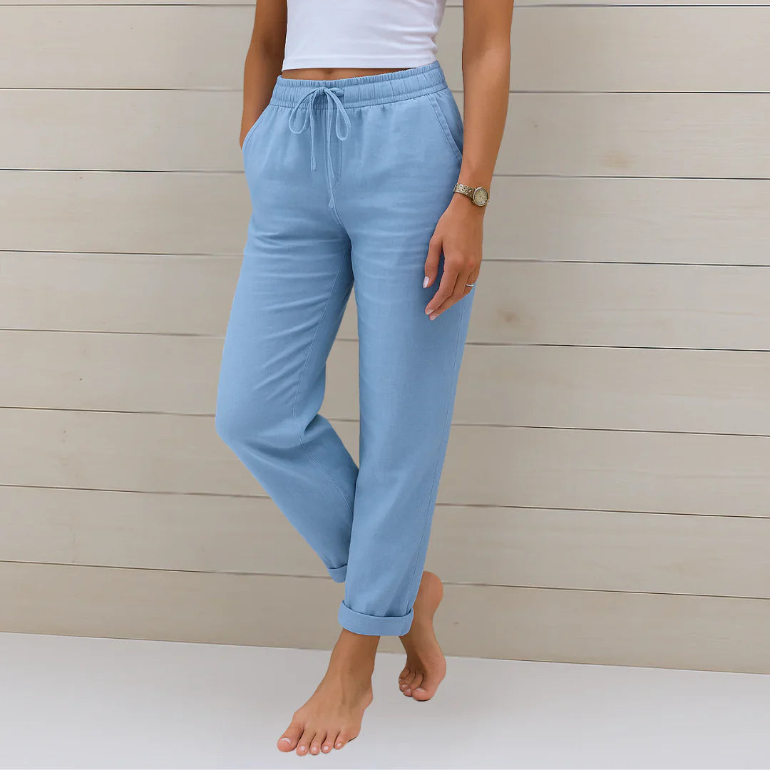 Adley | Women’s Casual Tapered Linen Pants