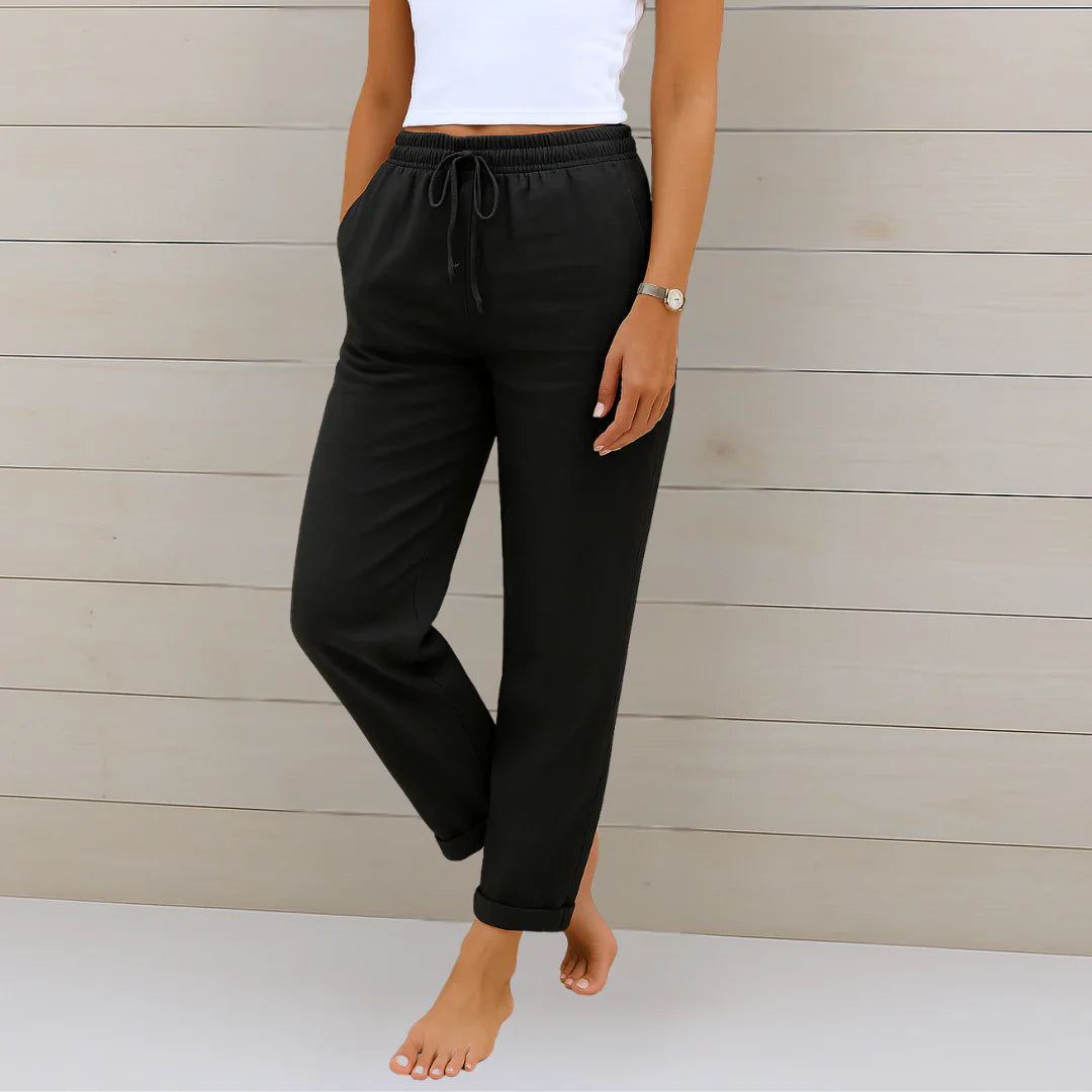 Adley | Women’s Casual Tapered Linen Pants