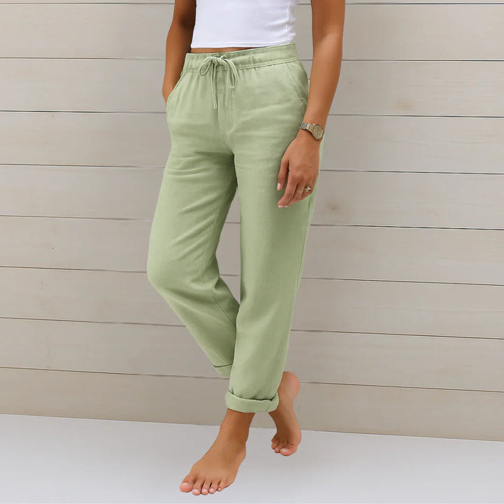 Adley | Women’s Casual Tapered Linen Pants