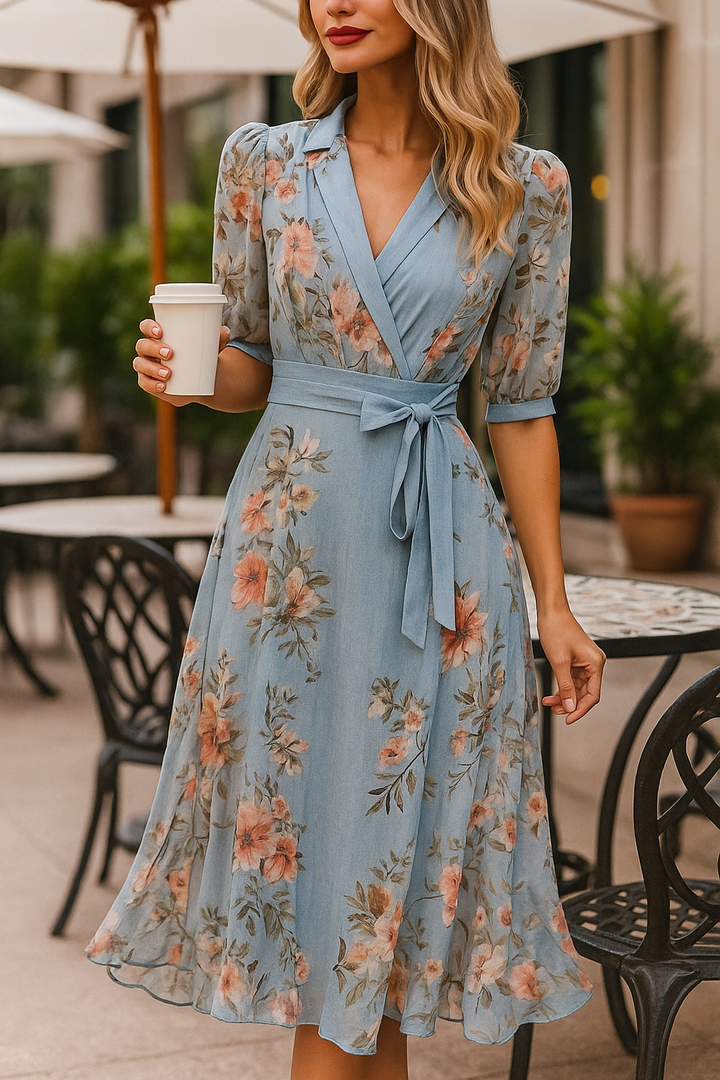 Julia | Women’s Summer V-Neck Maxi Dress