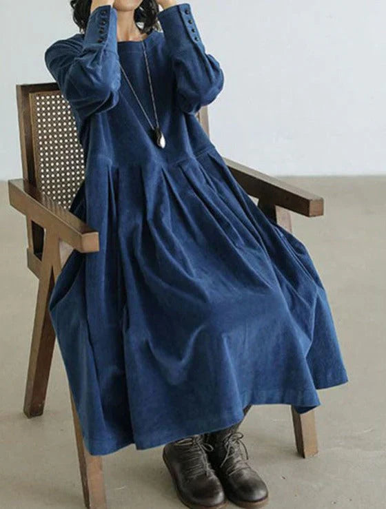 Sophie | Women’s Casual Round Neck Midi Dress