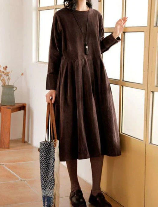 Sophie | Women’s Casual Round Neck Midi Dress