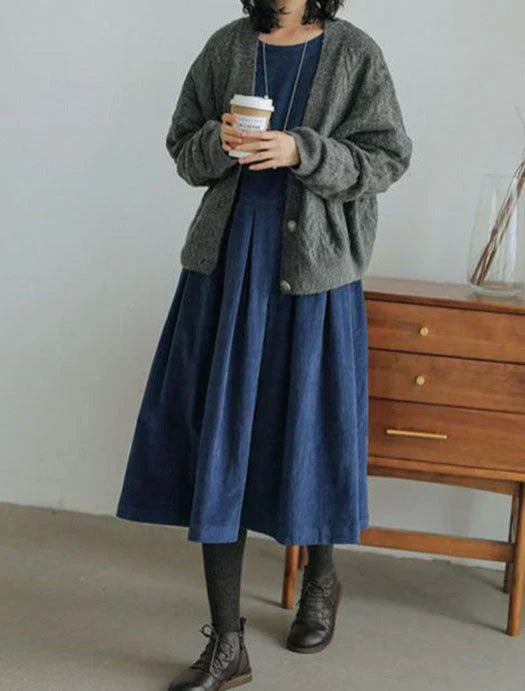 Sophie | Women’s Casual Round Neck Midi Dress