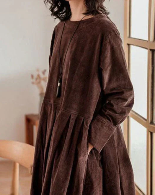 Sophie | Women’s Casual Round Neck Midi Dress