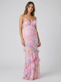 Mallory | Women's Summer Ruffle Maxi Dress