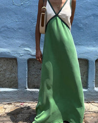 Macie | Women's Summer V-Neck Maxi Dress