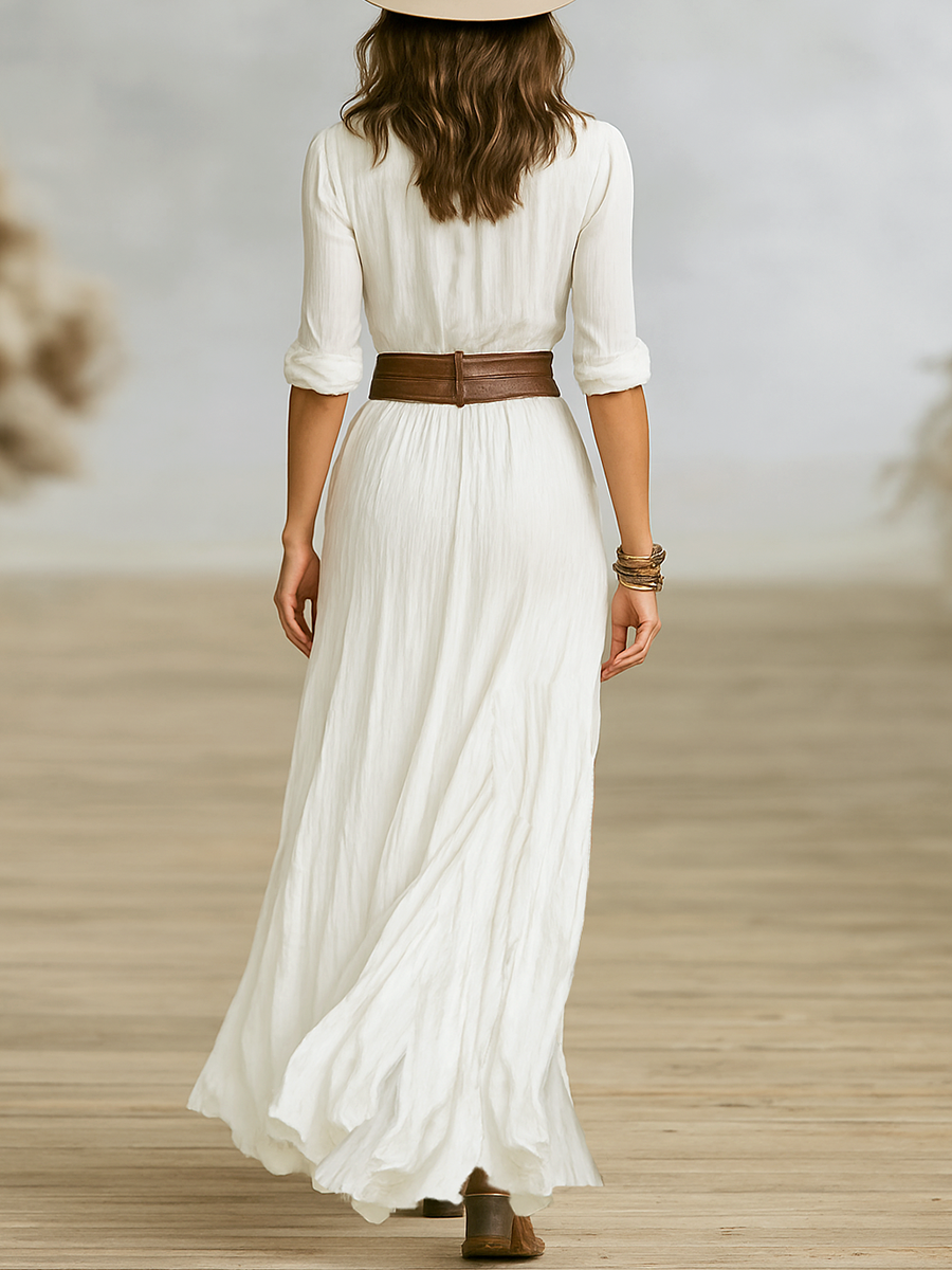 Luella | Women’s Summer Button Front Maxi Dress