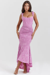 Selena | Women's Asymmetrical Wedding Guest Maxi Dress