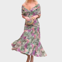 Elara | Women's Elegant Off-Shoulder Evening Dress