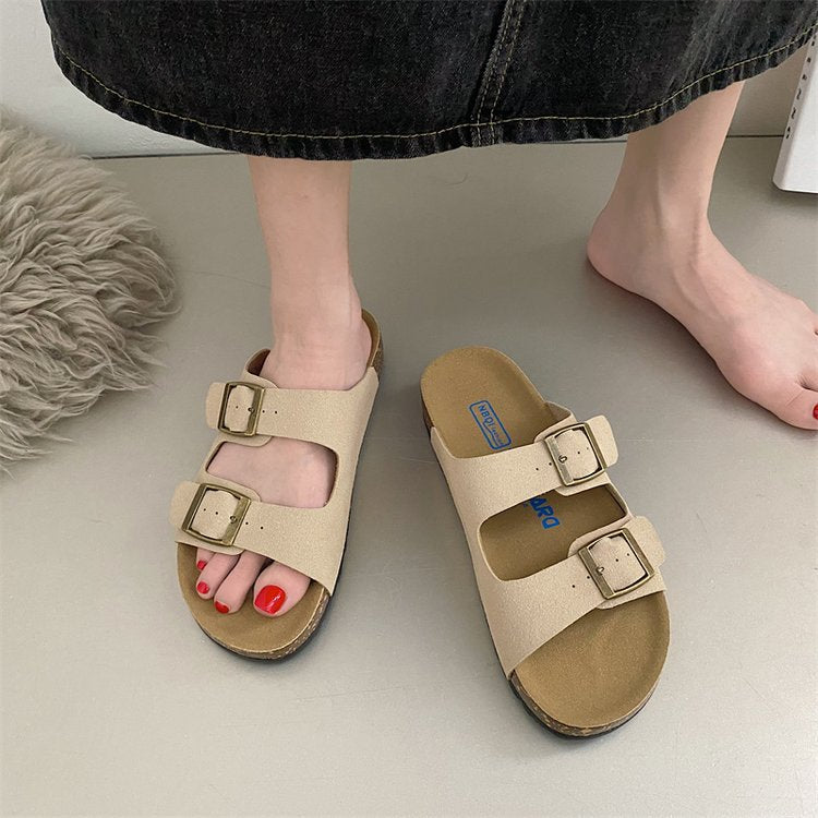 Selena | Women's Summer Double-Strap Mules