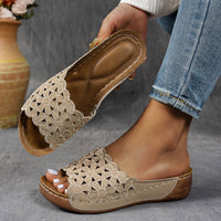 Zara | Women's Summer Floral Platform Mules