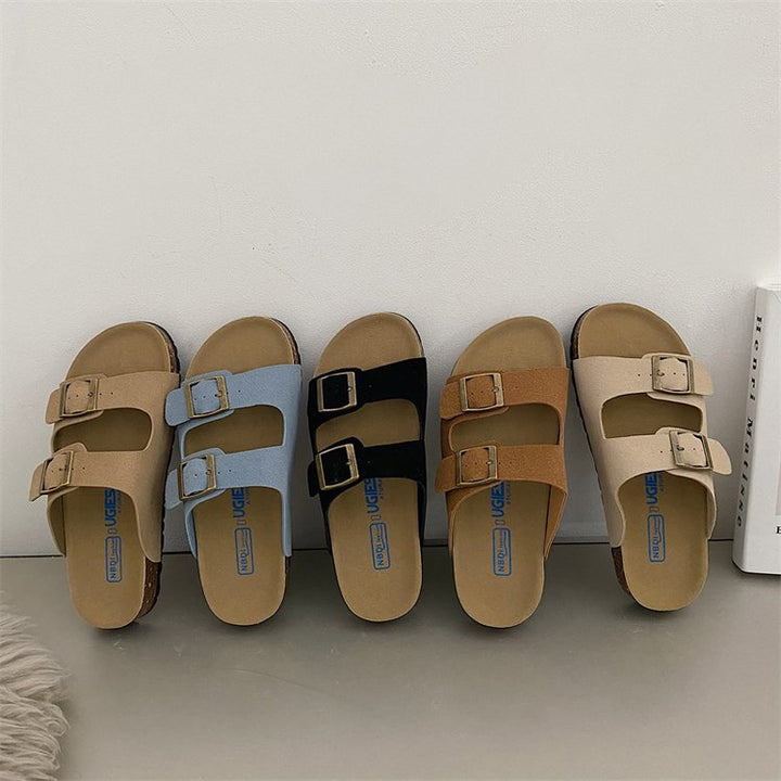 Selena | Women's Summer Double-Strap Mules