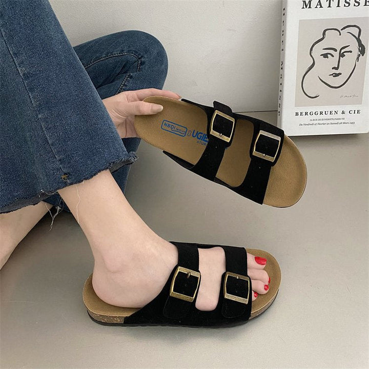 Selena | Women's Summer Double-Strap Mules