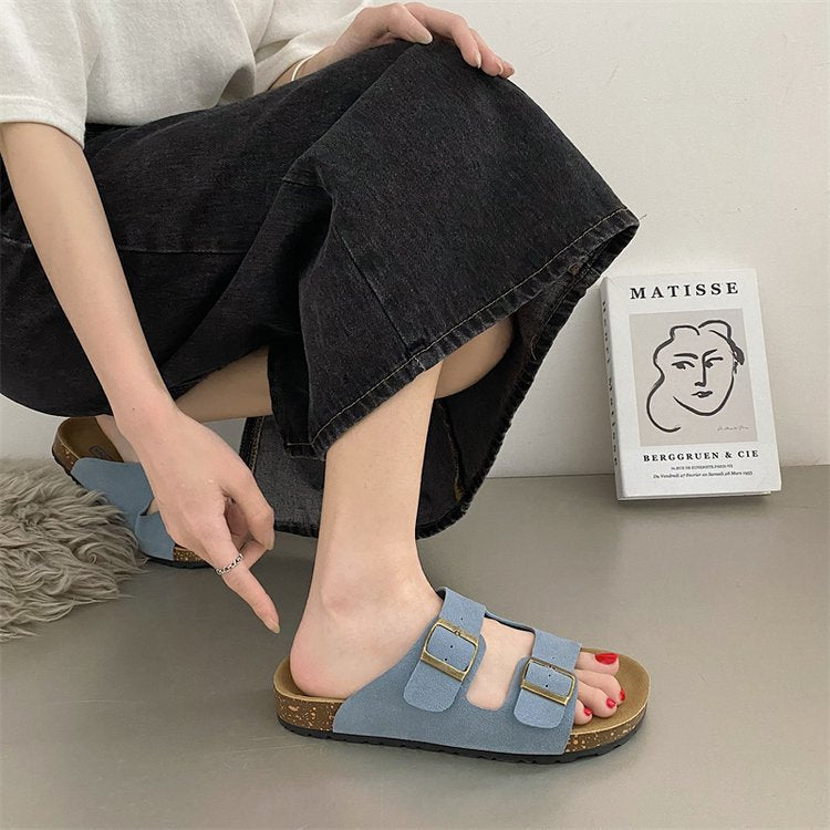 Selena | Women's Summer Double-Strap Mules