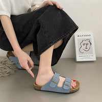 Selena | Women's Summer Double-Strap Mules
