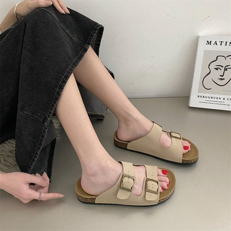 Selena | Women's Summer Double-Strap Mules