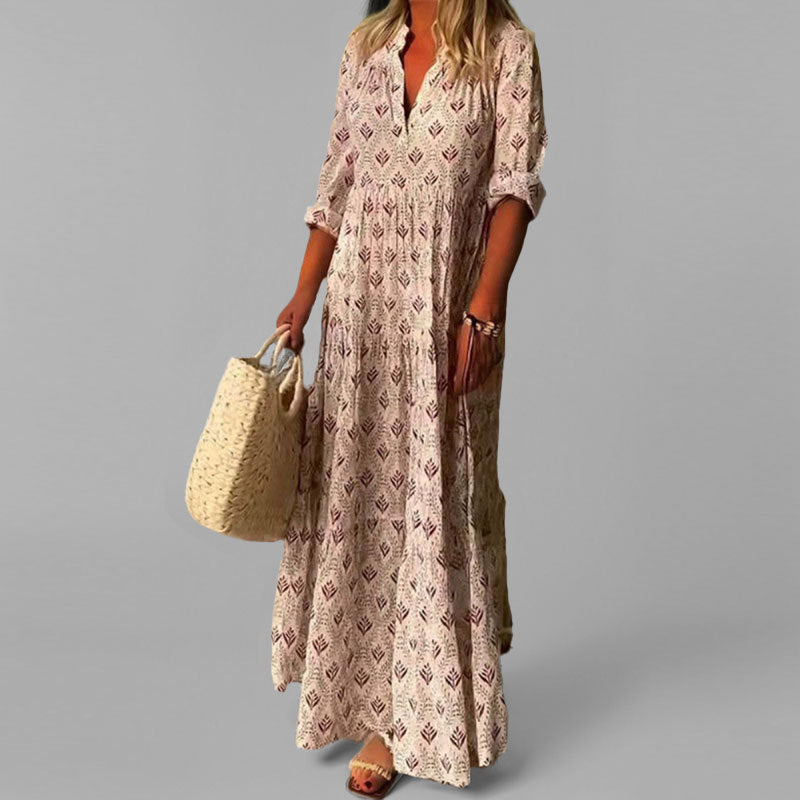 Erica | Women’s Summer Printed Boho Maxi Dress