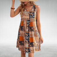 Emily | Women's Summer Boho Midi Dress