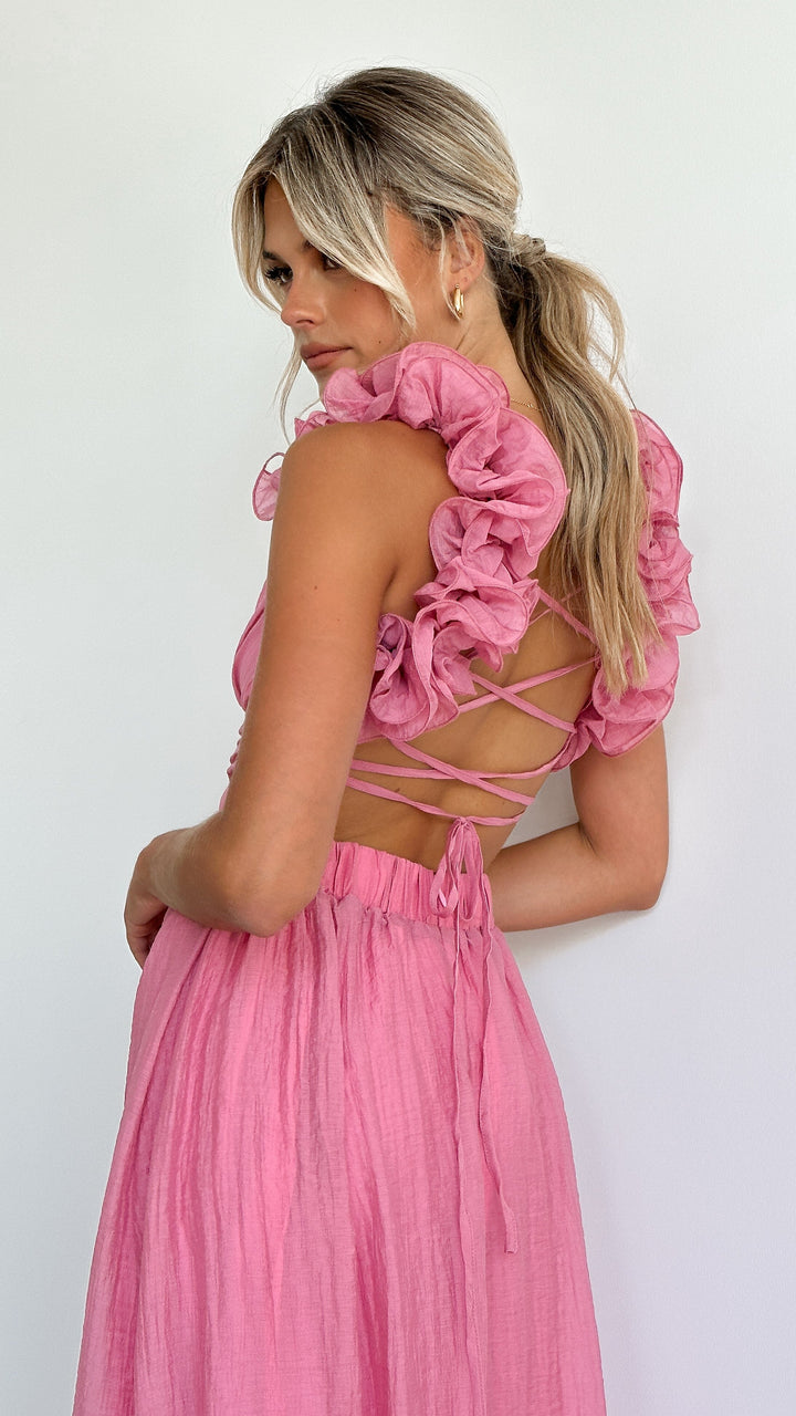 Genevieve | Women's Summer Ruffled Wedding Guest Dress