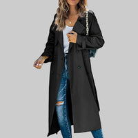 Vera | Women's Double Breasted Long Trench Coat