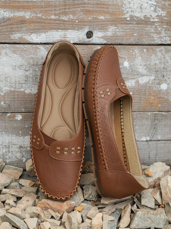 Brielle | Women’s Elegant Round Toe Flat Loafers